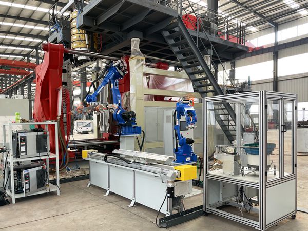 青島賽邦生產的上下料機器人圖 上下料機器人設計和應用