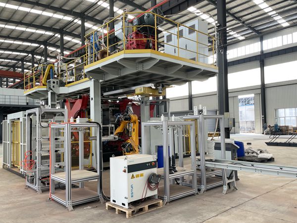 青島賽邦生產的搬運機器人生產線展示 搬運機器人生產線有哪些類型?